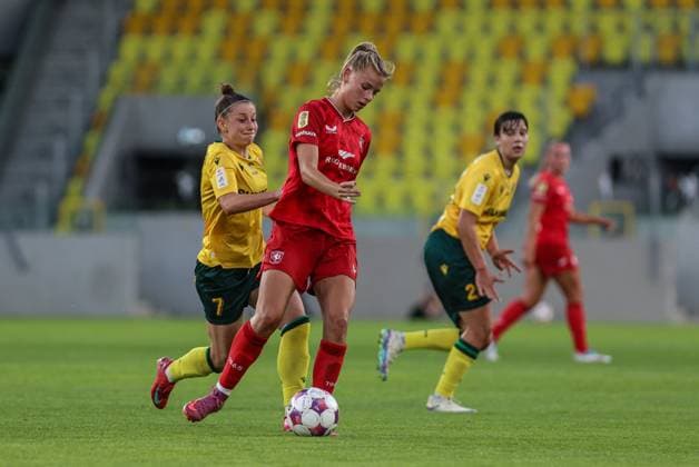 11.09.2025 KATOWICE MECZ ELIMINACJE LIGI MISTRZOW KOBIET GKS KATOWICE - FC TWENTE SEZON 2025 26 --- UEFA WOMENS CHAMPIONS LEAGUE FOOTBALL MATCH SEASON 2025 26 GKS KATOWICE - FC TWENTE NZ. ALEKSANDRA NIECIAG FOT. LUKASZ JURGA ARENA AKCJI NEWSPIX.PL --- newspix.pl POLAND OUT! 