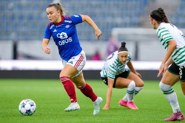 Champions League Women s Qualification Valerenga Ferencvaros Oslo 20250911 Valerenga s Olaug Tvedten during the Champions League qualifying match between Valerenga Ferencvaros at Intility Arena Photo Cornelius Poppe NTB Oslo Norway EDITORIAL USE ONLY RESTRICTED USE FOR BETTING COMPANIES  Copyright: xCorneliusxPoppex xNTBx