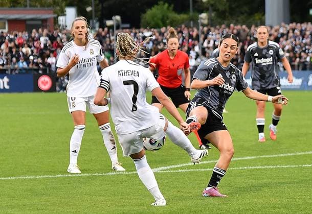 Football, Women, CL Quali, Eintracht Frankfurt - Real Madrid