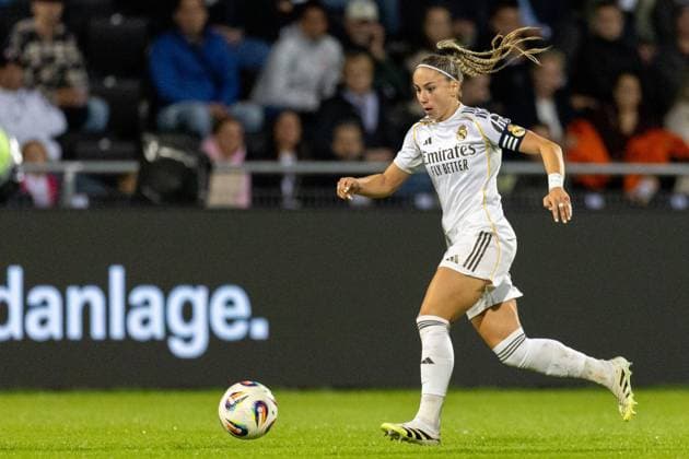 UWCL Qualification Eintracht Frankfurt Real Madrid, 11 09 2025 Athenea del Castillo Real Madrid, 7 with a solo with ball First leg of the UEFA Womens Champions League Qualification, 3rd round, between Eintracht Frankfurt and Real Madrid at Stadion am Brentanobad in Frankfurt am Main on 11 09 2025 Copyright: xBEAUTIFULxSPORTS Hahnex