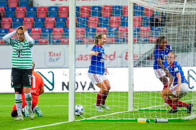 Champions League Women s Qualification Valerenga Ferencvaros Oslo 20250911 Valerenga scores 2 0 in the Champions League qualifying match between Valerenga Ferencvaros at Intility Arena Photo Cornelius Poppe NTB Oslo Norway EDITORIAL USE ONLY RESTRICTED USE FOR BETTING COMPANIES  Copyright: xCorneliusxPoppex xNTBx