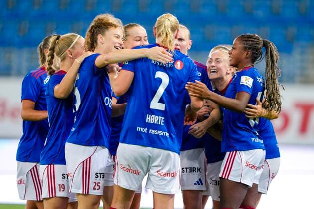 Champions League Women s Qualification Valerenga Ferencvaros Oslo 20250911 The Champions League qualifying match between Valerenga Ferencvaros at Intility Arena Photo Cornelius Poppe NTB Oslo Norway EDITORIAL USE ONLY RESTRICTED USE FOR BETTING COMPANIES  Copyright: xCorneliusxPoppex xNTBx