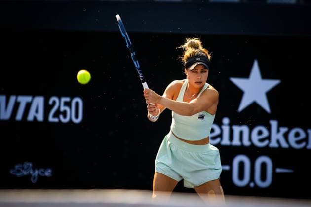 WTA, Tennis Damen 250 SP OPEN SaO PAULO, SP - 11.09.2025: WTA 250 SP OPEN - The first edition of the SP Open, a WTA 250 series tournament played on hard courts, will take place at Villa-Lobos Park, in the west zone of Sao Paulo. The event marks Sao Paulo& 39;s return to the official WTA calendar after 25 years and is the largest women& 39;s tournament in Brazil since 2016. In addition to the sporting competitions with 32 players in the singles and 16 doubles. In the photo, tennis player Renata Zarazua (MEX) during a SP Open match against tennis player Berfu Cengiz (TUR) this Thursday (11). (Photo: Aloisio Mauricio Fotoarena) x2804803x  AloisioxMauricio