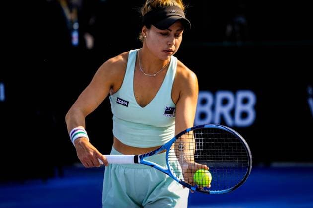 WTA, Tennis Damen 250 SP OPEN SaO PAULO, SP - 11.09.2025: WTA 250 SP OPEN - The first edition of the SP Open, a WTA 250 series tournament played on hard courts, will take place at Villa-Lobos Park, in the west zone of Sao Paulo. The event marks Sao Paulo& 39;s return to the official WTA calendar after 25 years and is the largest women& 39;s tournament in Brazil since 2016. In addition to the sporting competitions with 32 players in the singles and 16 doubles. In the photo, tennis player Renata Zarazua (MEX) during a SP Open match against tennis player Berfu Cengiz (TUR) this Thursday (11). (Photo: Aloisio Mauricio Fotoarena) x2804820x  AloisioxMauricio