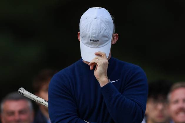 11th September 2025; Wentworth Club, London, England; The BMW PGA, Golf Herren Championship Round 1; Rory McIlroy of Northern Ireland looks dejected on the 6th hole  HenningxvonxJagow