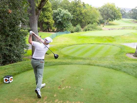 September 11, 2025, Napa, California, United States: NAPA, CA - SEPTEMBER 11: Anders Albertson of the United States tees off on hole 14 during the Procore Championship 2025 - Round One at Silverado Resort on September 11, 2025 in Napa, California. Napa United States - ZUMAt139 20250911_aaa_t139_005 Copyright: xAlxChang IsixPhotosx