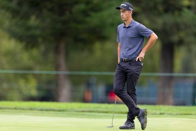 September 11, 2025, Napa, California, United States: NAPA, CA - SEPTEMBER 11: Corey Pereira of the United States waits to putt on hole 1 during the Procore Championship 2025 - Round One at Silverado Resort on September 11, 2025 in Napa, California. Napa United States - ZUMAt139 20250911_aaa_t139_009 Copyright: xAlxChang IsixPhotosx
