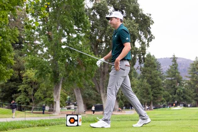 September 11, 2025, Napa, California, United States: NAPA, CA - SEPTEMBER 11: Matt McCarty of the United States walks off the tee box on hole 7 during the Procore Championship 2025 - Round One at Silverado Resort on September 11, 2025 in Napa, California. Procore Championship 2025 - Round One  - ZUMAt139 20250911_aaa_t139_026 Copyright: xAlxChang IsixPhotosx