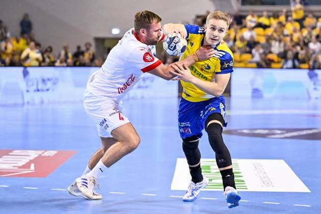 11.09.2025 KIELCE UL. BOCZNA ( POLAND ) PILKA RECZNA MEZCZYZN ( HANDBALL MEN S ) LIGA MISTRZOW - FAZA GRUPOWA ( MEN S EHF CHAMPIONS LEAGUE - GROUP PHASE ) MECZ INDUSTRIA KIELCE - KOLSTAD HANDBALL ( GAME ) NZ VETLE ECK AGA PIOTR JEDRASZCZYK FOTO MICHAL STANCZYK CYFRASPORT NEWSPIX.PL --- Newspix.pl POLAND OUT!  20250911CSMS0020