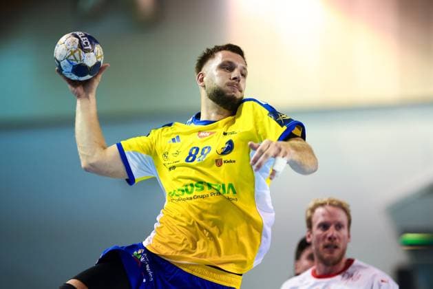 2025.09.11 Kielce Pilka reczna , Liga Mistrzow EHF , sezon 2025 26 Industria Kielce - Kolstad Handball N z Aleks Vlah Foto Tomasz Fafara PressFocus 2025.09.11 Kielce Handball , EHF Champions League , 2025 2026 season Industria Kielce - Kolstad Handball Aleks Vlah Credit: Tomasz Fafara PressFocus NEWSPIX.PL --- newspix.pl POLAND OUT! 