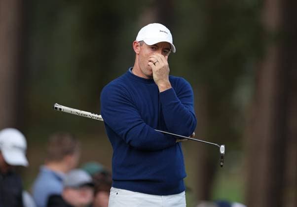 . - BMW PGA, Golf Herren Championship 2025, Day One, DP World Tour, Wentworth Golf Club, Virginia Water, Surrey, England.- 11th September 2025. (C) Daniel Weir Crystal Pix Rory Mcilroy Of Northern Ireland looks frustrated & dejected during the BMW PGA Championship 2025 Day One . - BMW PGA Championship 2025, Day One, DP World Tour, Wentworth Golf Club, Virginia Water, Surrey, England.- 11th September 2025. (C) Daniel Weir Crystal Pix Surrey Wentworth Golf Club United Kingdom Copyright: xDanielxWeirx CP_BMW_PGA_Championship_2025_Day_One_96