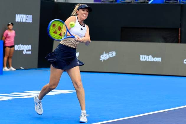 WTA GUADALAJARA 250 OPEN WTA GUADALAJARA 250 OPEN HUNTER VS ARANGO 11092025 GUADALAJARA, JALISCO Action photo of Storm Hunter of Australia, during day 4 the WTA Guadalajara 250 Open, held at the Centro Panamericano de Tenis of Guadalajara, Jalisco, Mexico Action photo of Fernanda Contreras and Rebecca Marino, during day 4 of the WTA Guadalajara 250 Open, held at the Centro Panamericano de Tenis of Guadalajara, Jalisco, Mexico PHOTO BY IMAGENSHOP AGENCIA FOTOGRAFICA GUADALAJARA JALISCO MEXICO Copyright: xIMAGENSHOPxAGENCIAxFOTOGRAFICAx