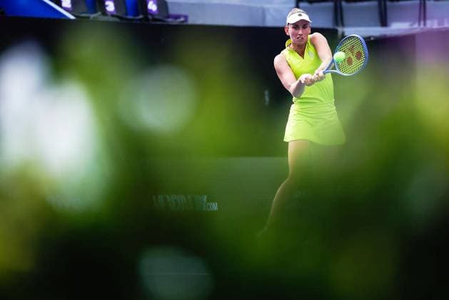 WTA GUADALAJARA 250 OPEN WTA GUADALAJARA 250 OPEN MERTENS VS JACQUEMONT 11092025 GUADALAJARA, JALISCO Action photo of Elise Mertens of Belgium, during day 4 the WTA Guadalajara 250 Open, held at the Centro Panamericano de Tenis of Guadalajara, Jalisco, Mexico Action photo of Elise Mertens of Belgium, during day 4 of the WTA Guadalajara 250 Open, held at the Centro Panamericano de Tenis of Guadalajara, Jalisco, Mexico PHOTO BY IMAGENSHOP AGENCIA FOTOGRAFICA GUADALAJARA JALISCO MEXICO Copyright: xIMAGENSHOPxAGENCIAxFOTOGRAFICAx