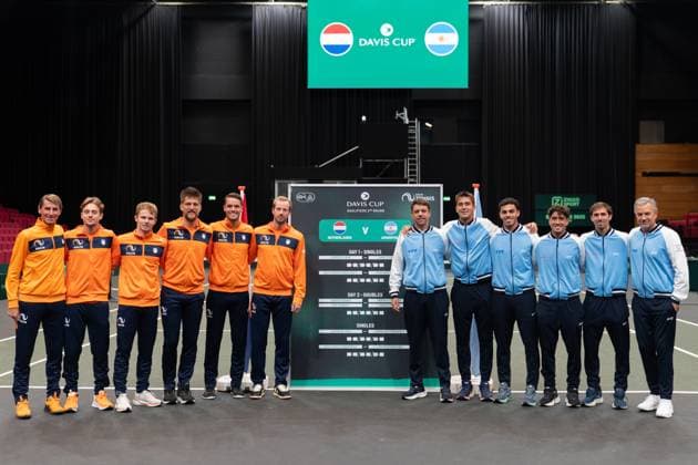 Tennis, Davis Cup Quali, Netherlands - Argentina, Draw of the pairings