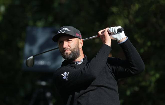 . - BMW PGA, Golf Herren Championship 2025, Day Two, DP World Tour, Wentworth Golf Club, Virginia Water, Surrey, England.- 12th September 2025. (C) Daniel Weir Crystal Pix Jon Rahm Of Spain takes a tee shot during the BMW PGA Championship 2025 Day Two. - BMW PGA Championship 2025, Day Two, DP World Tour, Wentworth Golf Club, Virginia Water, Surrey, England.- 12th September 2025. (C) Daniel Weir Crystal Pix Surrey Wentworth Golf Club United Kingdom Copyright: xDanielxWeirx CP_BMW_PGA_Championship_2025_Day_Two_22