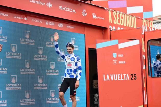 12-09-2025 Vuelta A Espana; Tappa 19 Rueda - Guijuelo; 2025, Uae Team Emirates - Xrg; Vine, Jai; Guijuelo; 