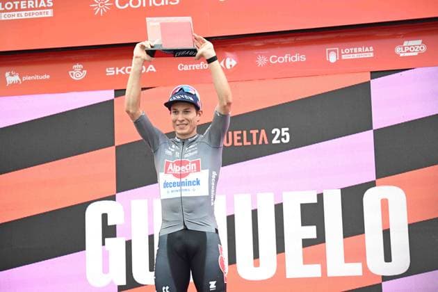 12-09-2025 Vuelta A Espana; Tappa 19 Rueda - Guijuelo; 2025, Alpecin - Deceuninck; Philipsen, Jasper; Guijuelo; 