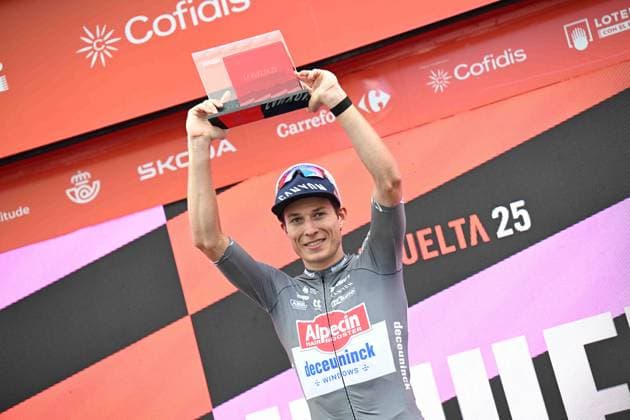 12-09-2025 Vuelta A Espana; Tappa 19 Rueda - Guijuelo; 2025, Alpecin - Deceuninck; Philipsen, Jasper; Guijuelo; 