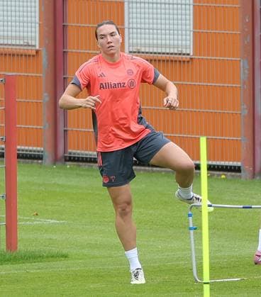 12 09 2025, FC Bayern training ground, Saebenerstrasse Munich, soccer, sports, in the picture Vanessa Gilles FC Bayern