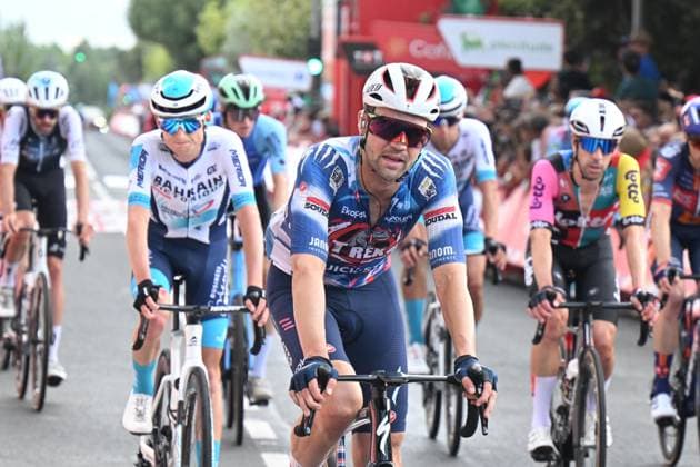 12-09-2025 Vuelta A Espana; Tappa 19 Rueda - Guijuelo; 2025, Soudal - Quick Step; Schachmann, Maximilian; Guijuelo; 