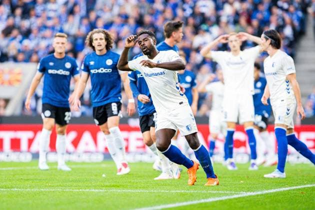 12 09 2025 Soccer, 2025 2026, 2 Bundesliga, 5 Matchday, DSC Arminia Bielefeld 1 FC Magdeburg Daniel Heber Magdeburg DFL REGULATIONS PROHIBIT ANY USE OF PHOTOGRAPHS AS IMAGE SEQUENCES AND OR QUASI VIDEO