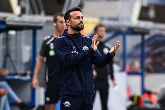 Coach Ralf Kettemann SC Paderborn 2 Soccer Bundesliga Season 2025 2026 SC Paderborn vs VfL Bochum at the Home Deluxe Arena in Paderborn Soccer,Man,Men,Germany,12 09 2025