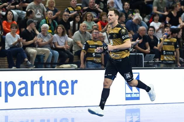 Julius Dierberg HC Elbflorenz 2006, 9 HC Elbflorenz 2006 vs 1 VfL Potsdam, 2 Handball Bundesliga Men, Season 2025 2026, 12 09 2025 HC Elbflorenz 2006 vs 1 VfL Potsdam, 2 Handball Bundesliga Men, Season 2025 2026, 12 09 2025 Dresden Copyright: xEibner-Pressefoto xHoepnerx EP_PHR