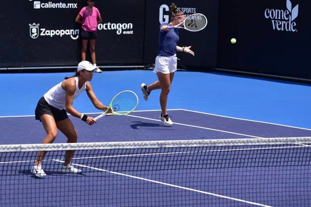 WTA GUADALAJARA 250 OPEN WTA GUADALAJARA 250 OPEN ANEY GLEASON VS OLMOS SUTJIADI 12092025 GUADALAJARA, JALISCO Action photo of Jessie Aney and Quinn Gleason, during day 5 the WTA Guadalajara 250 Open, held at the Centro Panamericano de Tenis of Guadalajara, Jalisco, Mexico Action photo of Jessie Aney and Quinn Gleason, during day 5 of the WTA Guadalajara 250 Open, held at the Centro Panamericano de Tenis of Guadalajara, Jalisco, Mexico PHOTO BY IMAGENSHOP AGENCIA FOTOGRAFICA GUADALAJARA JALISCO MEXICO Copyright: xIMAGENSHOPxAGENCIAxFOTOGRAFICAx