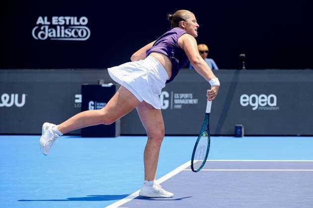 WTA GUADALAJARA 250 OPEN WTA GUADALAJARA 250 OPEN OSTAPENKO VS STAKUSIC 12092025 GUADALAJARA, JALISCO Action photo of Jelena Ostapenko, during day 5 the WTA Guadalajara 250 Open, held at the Centro Panamericano de Tenis of Guadalajara, Jalisco, Mexico Action photo of Jelena Ostapenko, during day 5 of the WTA Guadalajara 250 Open, held at the Centro Panamericano de Tenis of Guadalajara, Jalisco, Mexico PHOTO BY IMAGENSHOP AGENCIA FOTOGRAFICA GUADALAJARA JALISCO MEXICO Copyright: xIMAGENSHOPxAGENCIAxFOTOGRAFICAx