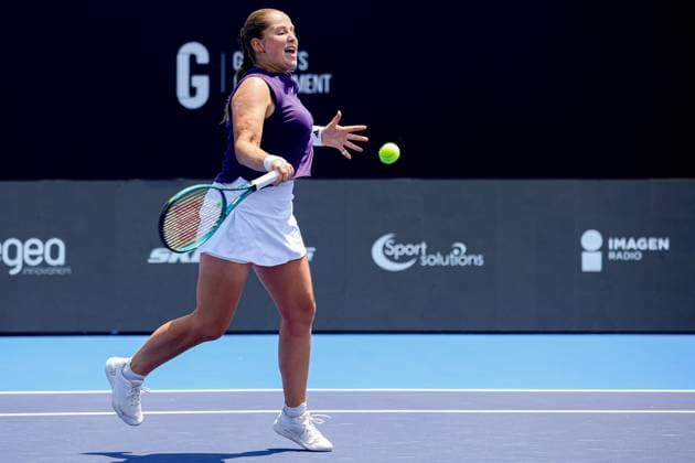 WTA GUADALAJARA 250 OPEN WTA GUADALAJARA 250 OPEN OSTAPENKO VS STAKUSIC 12092025 GUADALAJARA, JALISCO Action photo of Jelena Ostapenko, during day 5 the WTA Guadalajara 250 Open, held at the Centro Panamericano de Tenis of Guadalajara, Jalisco, Mexico Action photo of Jelena Ostapenko, during day 5 of the WTA Guadalajara 250 Open, held at the Centro Panamericano de Tenis of Guadalajara, Jalisco, Mexico PHOTO BY IMAGENSHOP AGENCIA FOTOGRAFICA GUADALAJARA JALISCO MEXICO Copyright: xIMAGENSHOPxAGENCIAxFOTOGRAFICAx