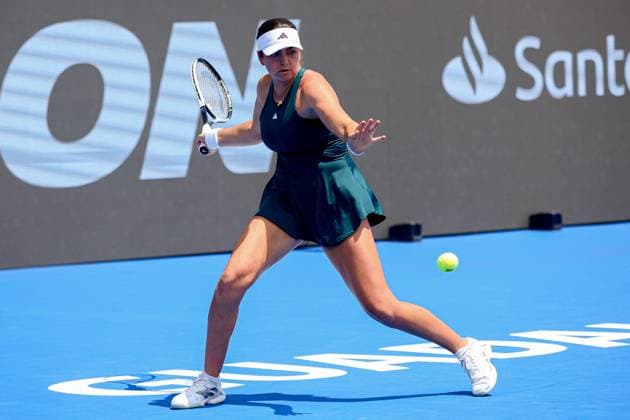 WTA GUADALAJARA 250 OPEN WTA GUADALAJARA 250 OPEN OSTAPENKO VS STAKUSIC 12092025 GUADALAJARA, JALISCO Action photo f Marina Stakusic of Canada, during day 5 the WTA Guadalajara 250 Open, held at the Centro Panamericano de Tenis of Guadalajara, Jalisco, Mexico Action photo f Marina Stakusic of Canada, during day 5 the WTA Guadalajara 250 Open, held at the Centro Panamericano de Tenis of Guadalajara, Jalisco, Mexico PHOTO BY IMAGENSHOP AGENCIA FOTOGRAFICA GUADALAJARA JALISCO MEXICO Copyright: xIMAGENSHOPxAGENCIAxFOTOGRAFICAx