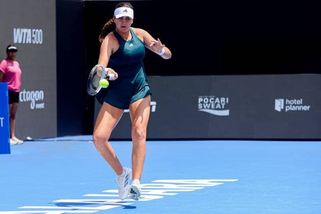 WTA GUADALAJARA 250 OPEN WTA GUADALAJARA 250 OPEN OSTAPENKO VS STAKUSIC 12092025 GUADALAJARA, JALISCO Action photo f Marina Stakusic of Canada, during day 5 the WTA Guadalajara 250 Open, held at the Centro Panamericano de Tenis of Guadalajara, Jalisco, Mexico Action photo f Marina Stakusic of Canada, during day 5 the WTA Guadalajara 250 Open, held at the Centro Panamericano de Tenis of Guadalajara, Jalisco, Mexico PHOTO BY IMAGENSHOP AGENCIA FOTOGRAFICA GUADALAJARA JALISCO MEXICO Copyright: xIMAGENSHOPxAGENCIAxFOTOGRAFICAx