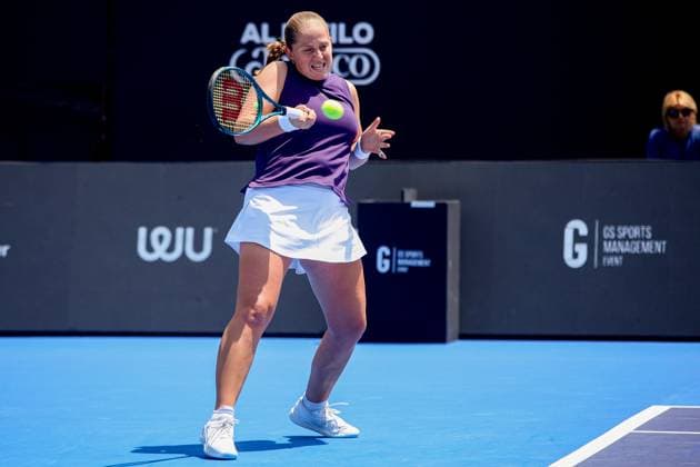 WTA GUADALAJARA 250 OPEN WTA GUADALAJARA 250 OPEN OSTAPENKO VS STAKUSIC 12092025 GUADALAJARA, JALISCO Action photo of Jelena Ostapenko, during day 5 the WTA Guadalajara 250 Open, held at the Centro Panamericano de Tenis of Guadalajara, Jalisco, Mexico Action photo of Jelena Ostapenko, during day 5 of the WTA Guadalajara 250 Open, held at the Centro Panamericano de Tenis of Guadalajara, Jalisco, Mexico PHOTO BY IMAGENSHOP AGENCIA FOTOGRAFICA GUADALAJARA JALISCO MEXICO Copyright: xIMAGENSHOPxAGENCIAxFOTOGRAFICAx