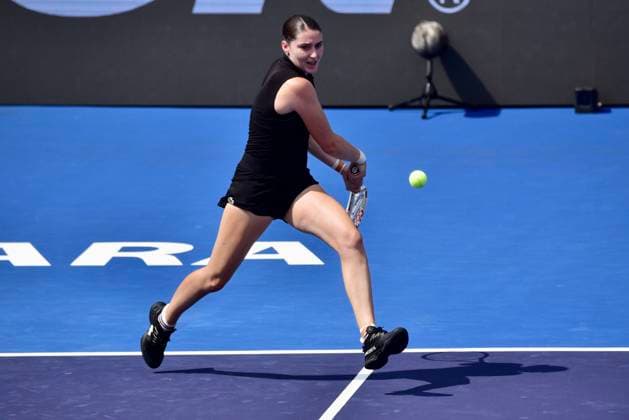 WTA GUADALAJARA 250 OPEN WTA GUADALAJARA 250 OPEN JACQUEMOT VS MARIA 12092025 GUADALAJARA, JALISCO Action photo of Elsa Jacquemot of France, during day 5 the WTA Guadalajara 250 Open, held at the Centro Panamericano de Tenis of Guadalajara, Jalisco, Mexico Action photo of Elsa Jacquemot of France, during day 5 of the WTA Guadalajara 250 Open, held at the Centro Panamericano de Tenis of Guadalajara, Jalisco, Mexico PHOTO BY IMAGENSHOP AGENCIA FOTOGRAFICA GUADALAJARA JALISCO MEXICO Copyright: xIMAGENSHOPxAGENCIAxFOTOGRAFICAx
