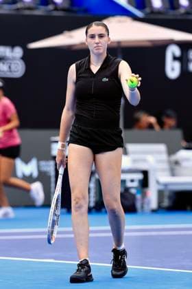 WTA GUADALAJARA 250 OPEN WTA GUADALAJARA 250 OPEN JACQUEMOT VS MARIA 12092025 GUADALAJARA, JALISCO Action photo of Elsa Jacquemot of France, during day 5 the WTA Guadalajara 250 Open, held at the Centro Panamericano de Tenis of Guadalajara, Jalisco, Mexico Action photo of Elsa Jacquemot of France, during day 5 of the WTA Guadalajara 250 Open, held at the Centro Panamericano de Tenis of Guadalajara, Jalisco, Mexico PHOTO BY IMAGENSHOP AGENCIA FOTOGRAFICA GUADALAJARA JALISCO MEXICO Copyright: xIMAGENSHOPxAGENCIAxFOTOGRAFICAx