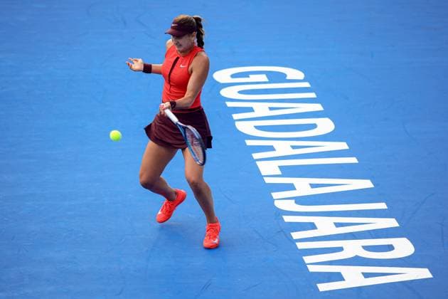 WTA GUADALAJARA 250 OPEN WTA GUADALAJARA 250 OPEN JOVIC VS KASINTSEVA 12092025 GUADALAJARA, JALISCO Action photo of Victoria Jimenez Katsinseva, during day 5 the WTA Guadalajara 250 Open, held at the Centro Panamericano de Tenis of Guadalajara, Jalisco, Mexico Action photo of Victoria Jimenez Katsinseva, during day 5 the WTA Guadalajara 250 Open, held at the Centro Panamericano de Tenis of Guadalajara, Jalisco, Mexico PHOTO BY IMAGENSHOP AGENCIA FOTOGRAFICA GUADALAJARA JALISCO MEXICO Copyright: xIMAGENSHOPxAGENCIAxFOTOGRAFICAx