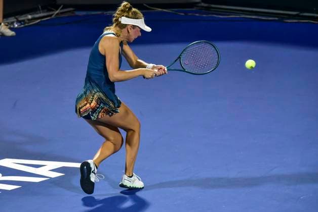 WTA GUADALAJARA 250 OPEN WTA GUADALAJARA 250 OPEN BARTUNKOVA VS FRECH 12092025 GUADALAJARA, JALISCO Action photo of Magdalena Frech of Poland, during day 5 the WTA Guadalajara 250 Open, held at the Centro Panamericano de Tenis of Guadalajara, Jalisco, Mexico Action photo of Magdalena Frech of Poland, during day 5 the WTA Guadalajara 250 Open, held at the Centro Panamericano de Tenis of Guadalajara, Jalisco, Mexico PHOTO BY IMAGENSHOP AGENCIA FOTOGRAFICA GUADALAJARA JALISCO MEXICO Copyright: xIMAGENSHOPxAGENCIAxFOTOGRAFICAx