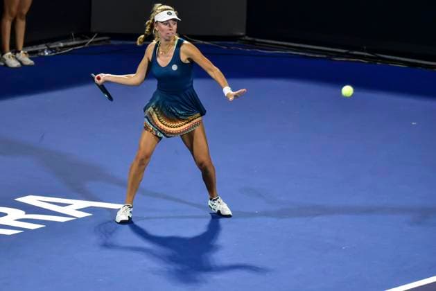 WTA, Tennis Damen GUADALAJARA 250 OPEN WTA GUADALAJARA 250 OPEN BARTUNKOVA VS FRECH 12092025 GUADALAJARA, JALISCO. Action photo of Magdalena Frech of Poland, during day 5 the WTA Guadalajara 250 Open, held at the Centro Panamericano de Tenis of Guadalajara, Jalisco, Mexico. Foto de accion de Magdalena Frech de Polonia, durante el dia 5 del WTA Guadalajara 250 Open, celebrado en el Centro Panamericano de Tenis de Guadalajara, Jalisco, Mexico PHOTO BY IMAGENSHOP AGENCIA FOTOGRAFICA GUADALAJARA JALISCO MEXICO Copyright: xIMAGENSHOPxAGENCIAxFOTOGRAFICAx