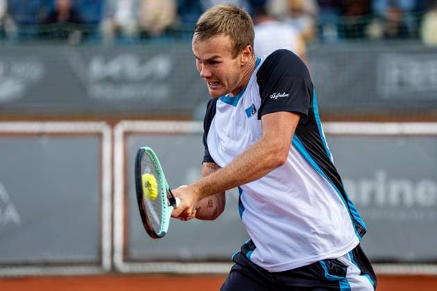 SZCZECIN 12.09.2025 TENIS INVEST IN SZCZECIN OPEN 2025 --- TENNIS INVEST IN SZCZECIN OPEN 2025: THIAGO AGUSTIN TIRANTE - VITALIY SACHKO N Z VITALIY SACHKO FOT. MARCIN JASINSKI ARENA AKCJI NEWSPIX.PL --- newspix.pl 