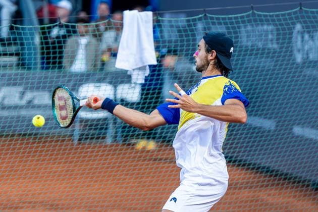 SZCZECIN 12.09.2025 TENIS INVEST IN SZCZECIN OPEN 2025 --- TENNIS INVEST IN SZCZECIN OPEN 2025: THIAGO AGUSTIN TIRANTE - VITALIY SACHKO N Z THIAGO AGUSTIN TIRANTE FOT. MARCIN JASINSKI ARENA AKCJI NEWSPIX.PL --- newspix.pl 