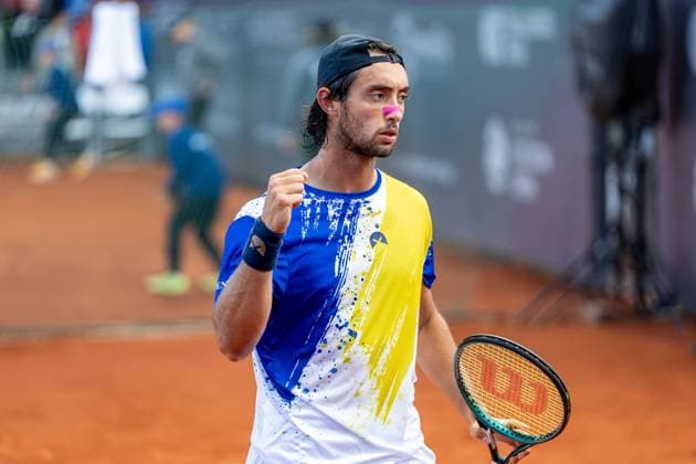 SZCZECIN 12.09.2025 TENIS INVEST IN SZCZECIN OPEN 2025 --- TENNIS INVEST IN SZCZECIN OPEN 2025: THIAGO AGUSTIN TIRANTE - VITALIY SACHKO N Z THIAGO AGUSTIN TIRANTE FOT. MARCIN JASINSKI ARENA AKCJI NEWSPIX.PL --- newspix.pl 