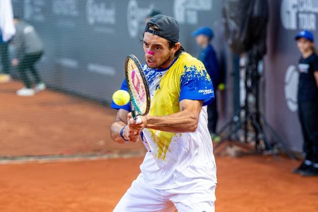 SZCZECIN 12.09.2025 TENIS INVEST IN SZCZECIN OPEN 2025 --- TENNIS INVEST IN SZCZECIN OPEN 2025: THIAGO AGUSTIN TIRANTE - VITALIY SACHKO N Z THIAGO AGUSTIN TIRANTE FOT. MARCIN JASINSKI ARENA AKCJI NEWSPIX.PL --- newspix.pl 