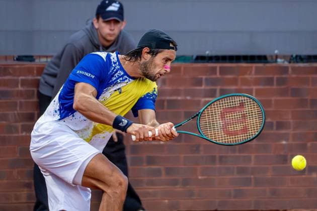 SZCZECIN 12.09.2025 TENIS INVEST IN SZCZECIN OPEN 2025 --- TENNIS INVEST IN SZCZECIN OPEN 2025: THIAGO AGUSTIN TIRANTE - VITALIY SACHKO N Z THIAGO AGUSTIN TIRANTE FOT. MARCIN JASINSKI ARENA AKCJI NEWSPIX.PL --- newspix.pl 