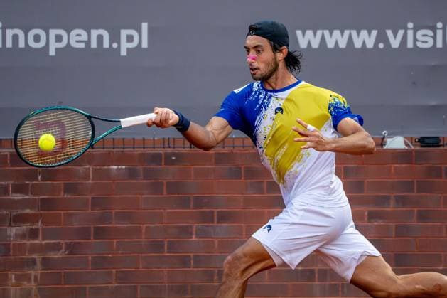 SZCZECIN 12.09.2025 TENIS INVEST IN SZCZECIN OPEN 2025 --- TENNIS INVEST IN SZCZECIN OPEN 2025: THIAGO AGUSTIN TIRANTE - VITALIY SACHKO N Z THIAGO AGUSTIN TIRANTE FOT. MARCIN JASINSKI ARENA AKCJI NEWSPIX.PL --- newspix.pl 