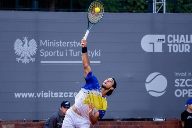 SZCZECIN 12.09.2025 TENIS INVEST IN SZCZECIN OPEN 2025 --- TENNIS INVEST IN SZCZECIN OPEN 2025: THIAGO AGUSTIN TIRANTE - VITALIY SACHKO N Z THIAGO AGUSTIN TIRANTE FOT. MARCIN JASINSKI ARENA AKCJI NEWSPIX.PL --- newspix.pl 