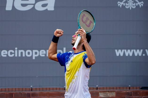 SZCZECIN 12.09.2025 TENIS INVEST IN SZCZECIN OPEN 2025 --- TENNIS INVEST IN SZCZECIN OPEN 2025: THIAGO AGUSTIN TIRANTE - VITALIY SACHKO N Z THIAGO AGUSTIN TIRANTE FOT. MARCIN JASINSKI ARENA AKCJI NEWSPIX.PL --- newspix.pl 