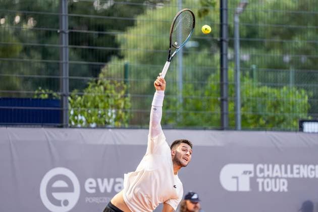 SZCZECIN 12.09.2025 TENIS INVEST IN SZCZECIN OPEN 2025 --- TENNIS INVEST IN SZCZECIN OPEN 2025: PABLO LLAMAS RUIZ - VIT KOPRIVA N Z PABLO LLAMAS RUIZ FOT. MARCIN JASINSKI ARENA AKCJI NEWSPIX.PL --- newspix.pl 