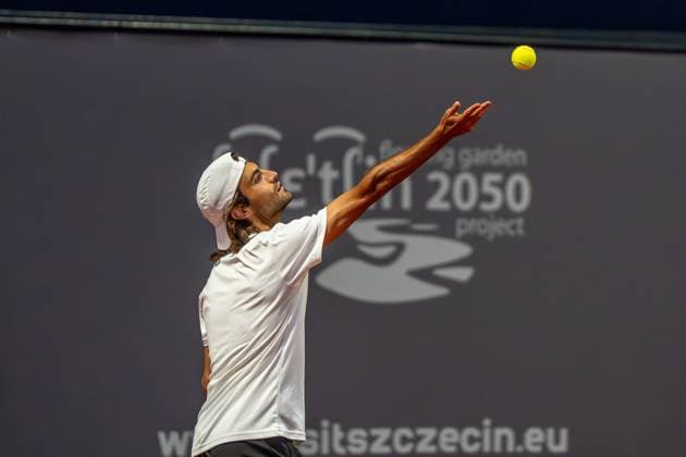SZCZECIN 12.09.2025 TENIS INVEST IN SZCZECIN OPEN 2025 --- TENNIS INVEST IN SZCZECIN OPEN 2025: IVAN LIUTAREVICH BRUNO PUJOL NAVARRO - PIOTR MATUSZEWSKI PETR NOUZA N Z BRUNO PUJOL NAVARRO FOT. MARCIN JASINSKI ARENA AKCJI NEWSPIX.PL --- newspix.pl 