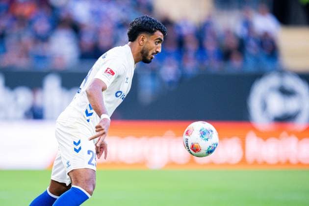 12 09 2025 Soccer, 2025 2026, 2 Bundesliga, 5 Matchday, DSC Arminia Bielefeld 1 FC Magdeburg Rayan Ghrieb Magdeburg DFL REGULATIONS PROHIBIT ANY USE OF PHOTOGRAPHS AS IMAGE SEQUENCES AND OR QUASI VIDEO