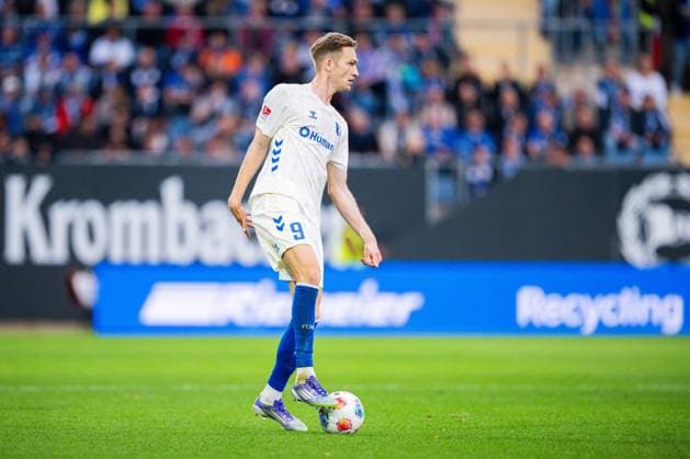 12 09 2025 Soccer, 2025 2026, 2 Bundesliga, 5 Matchday, DSC Arminia Bielefeld 1 FC Magdeburg Maximilian Breunig Magdeburg DFL REGULATIONS PROHIBIT ANY USE OF PHOTOGRAPHS AS IMAGE SEQUENCES AND OR QUASI VIDEO